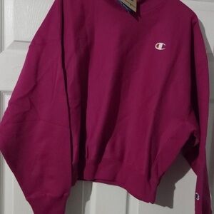 Champion Fuchsia Crewneck Sweatshirt